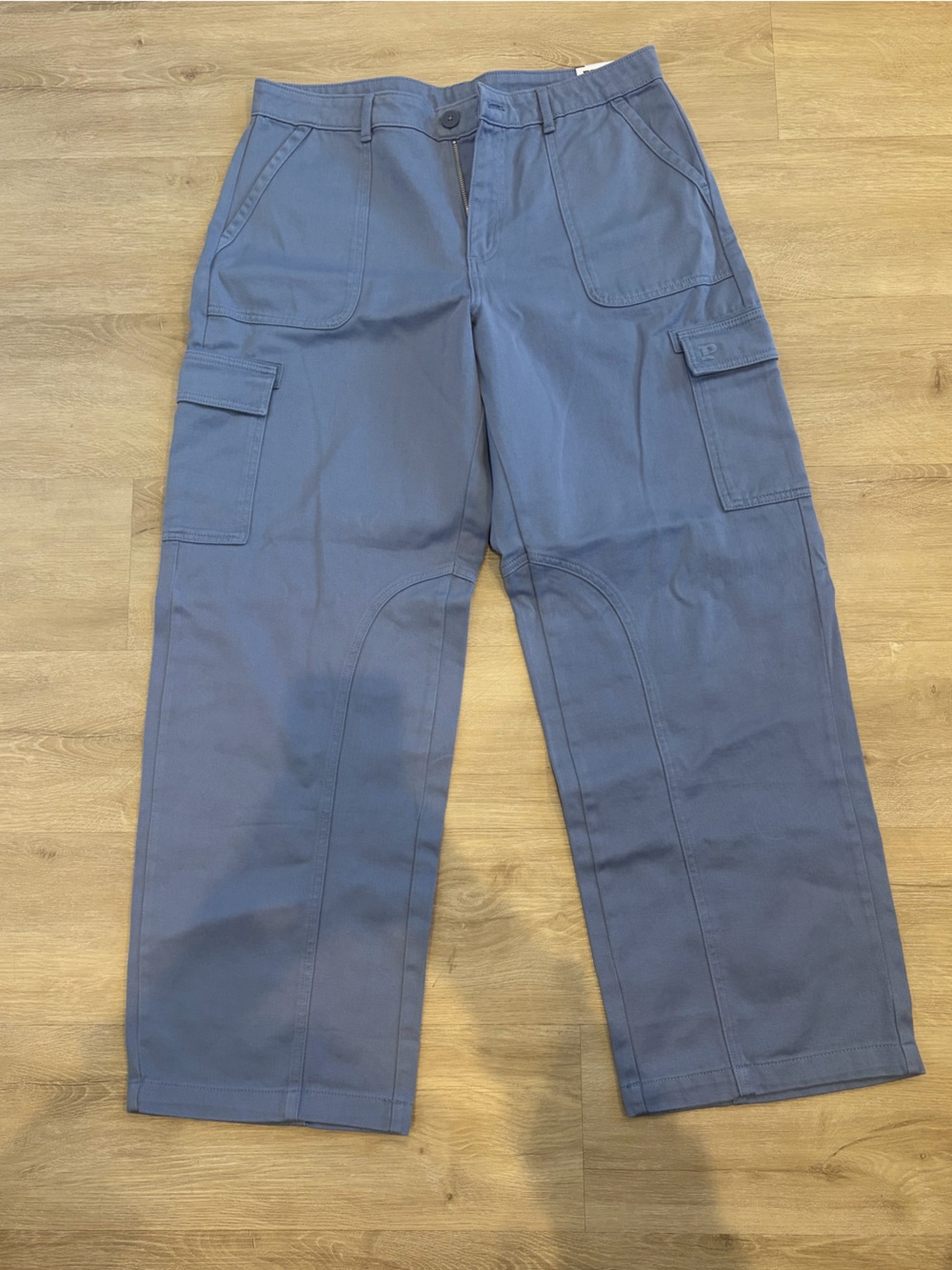 PINK by Victoria’s Secret Utility Cargo Pants – Blue | NWT | Size Large (31” Ins